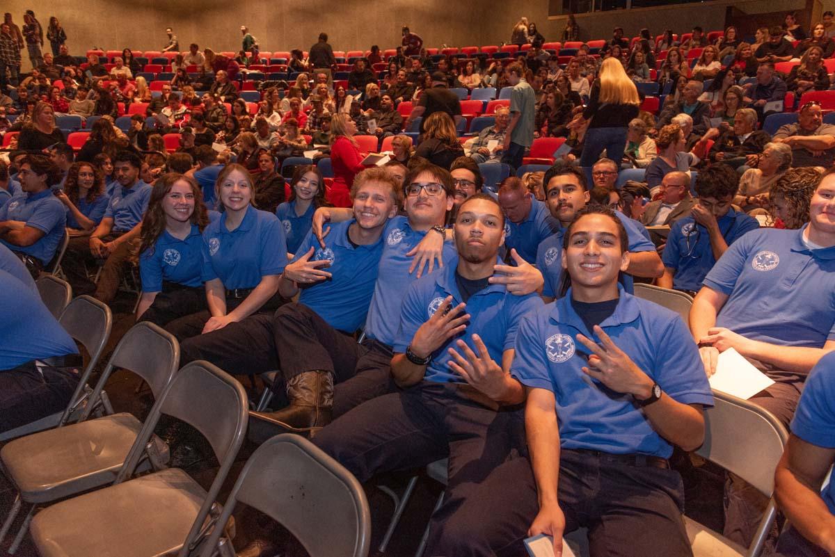 EMT graduates from CHC.