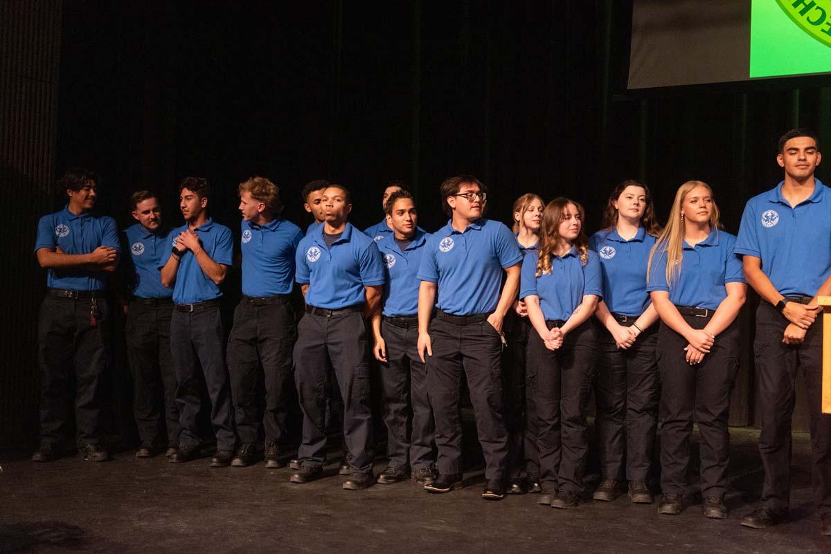 EMT graduates from CHC.