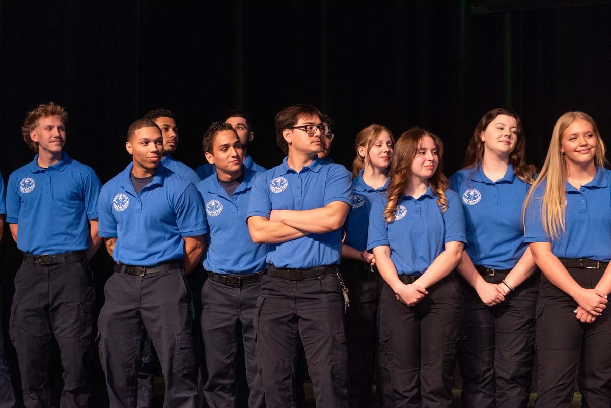 EMT graduates from CHC.